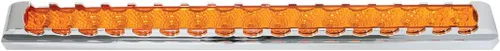 Vista 5 de GG Grand General 76980 20 pulgadas Spyder Amber 17 LED Park/Turn Light Bar, lente ámbar, fila única