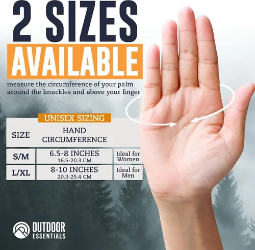 Vista 7 de Guantes de invierno sin dedos, guantes de lana convertibles para hombres y mujeres, guantes de nieve cálidos de punto térmico para clima frío
