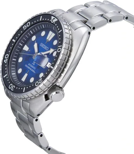 Vista 3 de Reloj Seiko Prospex automático para hombre con esfera azul SRPE39