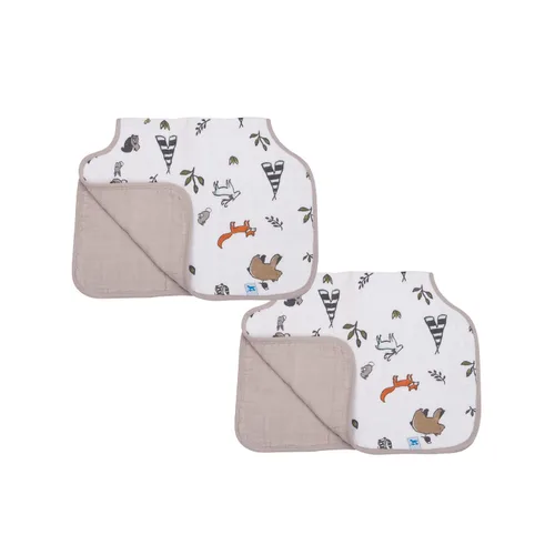 Vista 35 de Little Unicorn Paquete de 2 paños ultra absorbentes para eructos de alta calidad, suaves para la piel del bebé, tamaño más grande, diseño