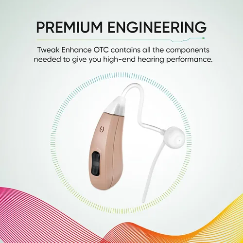 Vista 2 de Mejora los audífonos OTC Solución de sonido sofisticada Rendimiento de audio premium con baterías recargables Aplicación de teléfono