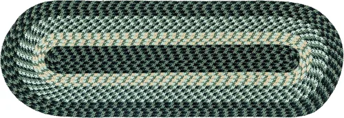 Vista 48 de La colección Better Trends Alpine Braid es una alfombra reversible para interiores duradera y resistente a las manchas 100% polipropileno