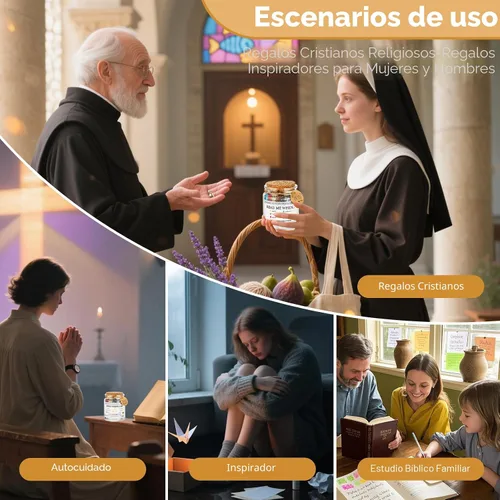 Vista 5 de Tarro de versículo bíblico, frasco de versículos bíblicos, regalos
