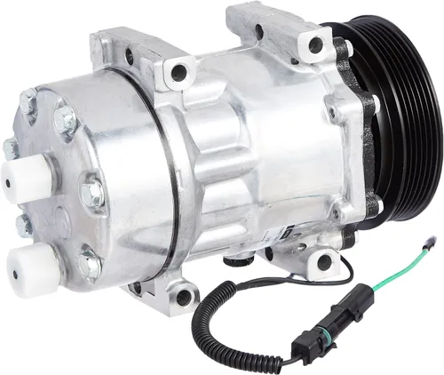 Vista 2 de Denso 471-7005 Nuevo compresor con embrague, gris