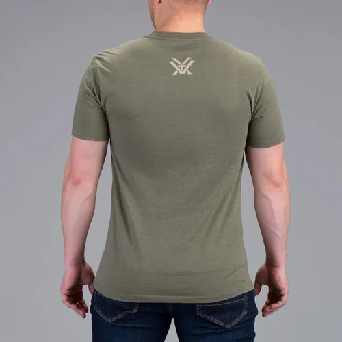 Vista 4 de Vortex Camisetas de manga corta Full Tine para hombre Military Heather