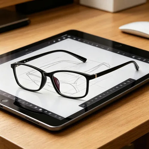 Vista 4 de Gafas de miopía para hombres y mujeres miopía, gafas de distancia Negro