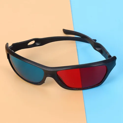 Vista 3 de 5X Anaglifo rojo y azul Dimensional 3D Vision Gafas para TV Juego DVD