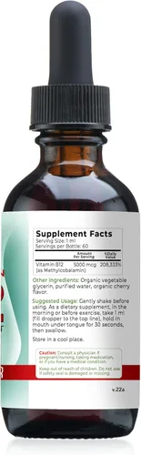 Vista 4 de Why Not Natural Gotas orgánicas de vitamina B12 y vitamina A líquida