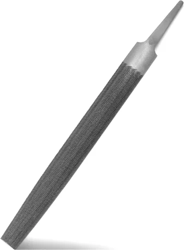 Vista 10 de Lima plana de corte medio de 6 pulgadas, dientes de doble corte, acero de alto carbono, lima de una sola mano sin mango, adecuada para dar forma a