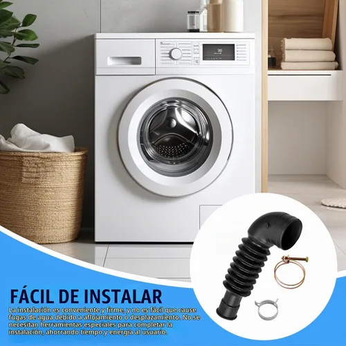 Vista 7 de DC97-17345B Manguera de drenaje de lavadora independiente para Samsung Kit de manguera de tubo a bomba de carga frontal DC97-16781A DC97-17345A