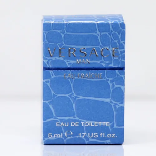 Vista 3 de Versace Man Eau Fraiche Por Edt Splash (Mini) Para Hombres 5 Ml