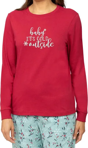 Vista 3 de PajamaGram Pijama de franela para mujer - Conjunto de pijama para mujer, novedad