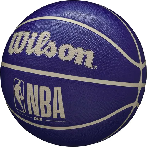 Vista 4 de Wilson NBA DRV Balón de baloncesto para exterior - Indigo/Beige, Tamaño 6, 28.5 pulgadas