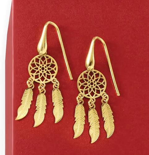 Vista 6 de Ross-Simons Aretes de oro amarillo italiano de 14 quilates, Oro amarillo, no conocido