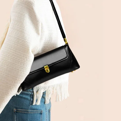 Vista 3 de Bolso de hombro vintage para mujer, monederos para mujer