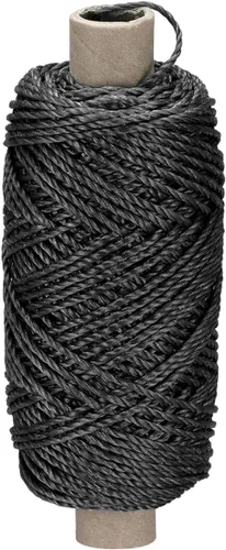 Vista 3 de MECCANIXITY Twisted Mason Line - Cuerda de nailon color negro, 328.1 ft/109 yardas, 0.098 in de diámetro para redes, paisajismo, mejoras del hogar