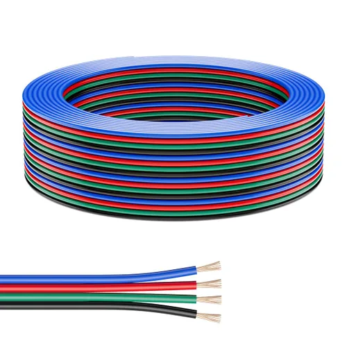 Vista 16 de BTF-LIGHTING - Cable de extensión de 18 AWG de 2 pines de 32.8 pies, componente reconocido por UL 2 Conductor Low Voltage Electrical Wire, For
