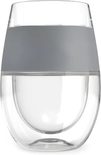 Vista 10 de Host Vasos Enfriadores de Vino con Congelación, Copas de Vino de Plástico para Vinos Tintos y Blancos, Vaso Aislante de Doble Pared Congelable