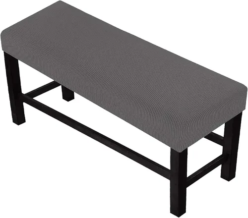 Vista 12 de Beacon Pet Fundas de jacquard para banco de comedor, funda tapizada de elastano suave y elástica, extraíble y lavable para sala de estar, Marrón