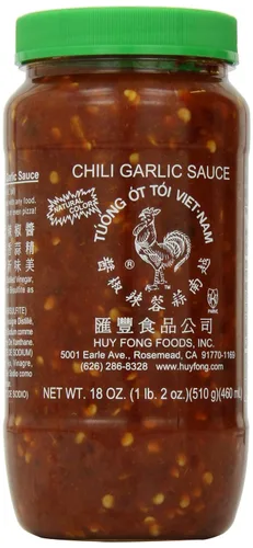 Vista 8 de Salsa de ajo y chile Huy Fong, 18 oz.