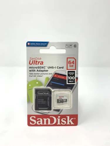 Vista 6 de SanDisk Ultra 64GB microSDXC UHS-I Clase 10 Tarjeta de memoria con adaptador