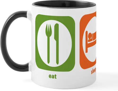 Vista 32 de CafePress Coffee Then Payroll Mugs - Taza de café de cerámica (11 oz)