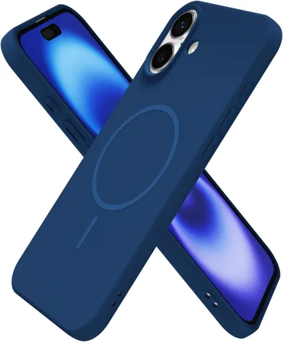 Vista 76 de Oakxco Funda de Silicona Mag Safe para iPhone 12 Pro Max, Funda Magnética Delgada y Fina Compatible con Carga Inalámbrica MagSafe, Bonita Funda