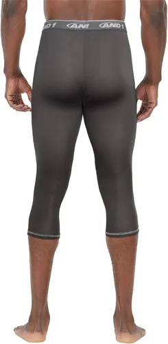 Vista 3 de AND1 Leggings de rendimiento para hombre Medias de compresión atléticas de capa base (talla S-XL)