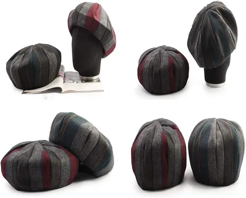Vista 2 de WITHMOONS MAAD0904 - Gorro de Beret transpirable ajustable estilo francés