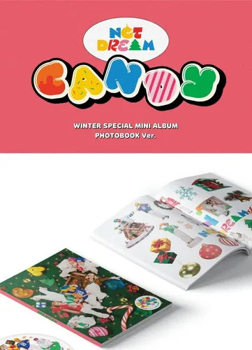 Vista 2 de NCT DREAM - Álbum especial de invierno de caramelos versión de libro de fotos CD+1 póster plegable en el paquete+1 póster de letras + libro de fotos