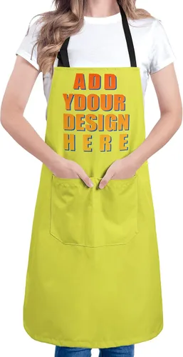 Vista 15 de Apron for Women with 2 Pockets Waterproof Bib for Kitchen Cooking Restaurant BBQ Painting Crafting Salon Nails