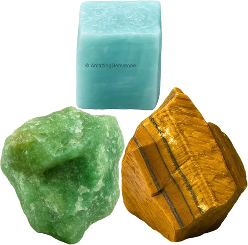 Vista 19 de Amazing Gemstone Aquarius Gifts - Kit de cristal del zodiaco para mujeres y hombres, juego de piedras curativas de lepidolita, pulseras de granate