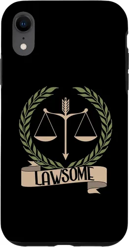 Vista 25 de Lawsome Scales Of Justice Lawyer Law Student Case for iPhone 16