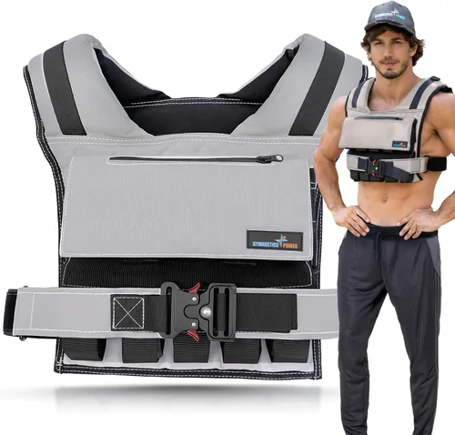 Vista 17 de Weighted Vest Adjustable for Men and Women – Workout Weight Training Vest for Fitness, Running, Strength, Exercise & Cross Training