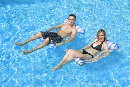 Vista 6 de Poolmaster Piscina Agua Hamg Mock Lounge, Azul