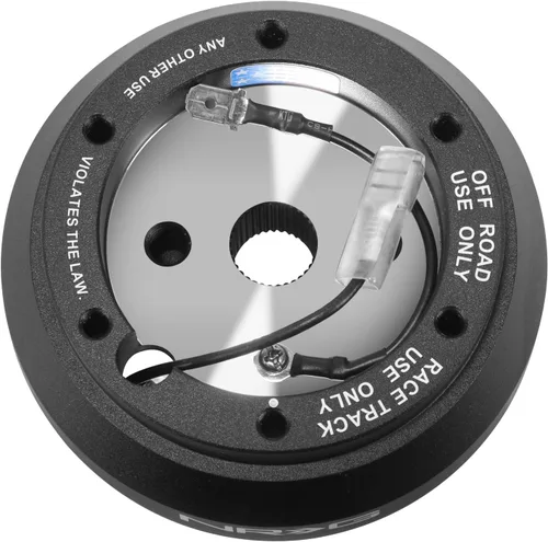 Vista 4 de NRG Innovations NRG-SRK-140H Adaptador de buje corto de liberación rápida para volante estilo carrera, patrón de pernos 6 X 70mm, cuerpo negro