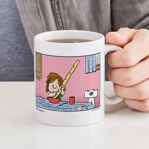 Vista 4 de CafePress Taza de café de cerámica Pain Au Chocolat de 11 oz (11.0 fl oz)