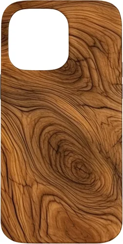 Vista 20 de iPhone 7 Plus/8 Plus elegante estampado de grano de madera marrón intenso estuche con estampado