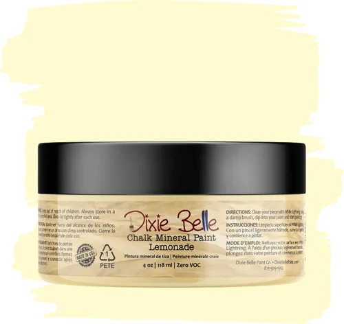 Vista 61 de Pintura para muebles con acabado de tiza Dixie Belle Paint Company - Amatista (4oz) - Pintura mineral de tiza chic púrpura profundo mate
