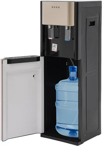 Vista 11 de Dispensador de agua de carga inferior para botella de 5 galones, dispensador de enfriador de agua caliente/fría para el hogar, la oficina