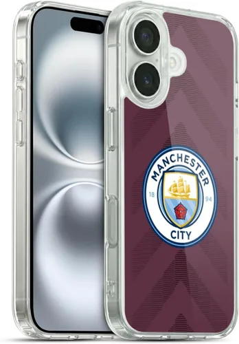 Vista 73 de Head Case Designs Funda de gel con licencia oficial del Manchester City Man City FC Away 2022/23 [protección de grado militar] compatible con Apple
