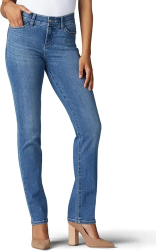 Vista 8 de Lee Jeans de pierna recta Ultra Lux Comfort con Flex Motion para mujer Negro