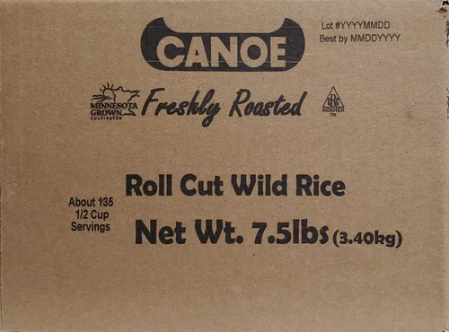 Vista 2 de Canoe Arroz salvaje cortado en rollo, bolsa de 7.5 lb