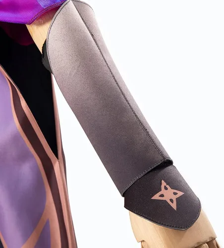 Vista 6 de FINER SHOP Disfraz de cosplay Genshin Impact Scaramouche Cosplay traje de ropa de traje de juego de rol trajes de Halloween - XS