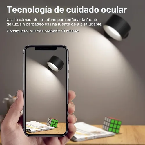 Vista 3 de AKSDA Luces de Lectura LED, Apliques de Pared Montados con 3 Temperaturas de Color y 3 Niveles de Brillo, Control Táctil Operado por Batería