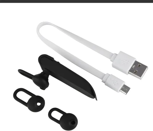 Vista 2 de Traductor de varios idiomas Bluetooth Auricular portátil de negocios 16 idiomas Traducción auricular - Negro