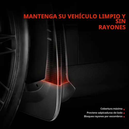 Vista 7 de A-Premium Guardabarros compatibles con Toyota RAV4 2000-2005 Sport Utility, no requiere perforación, protectores de lodo con accesorios de hardware
