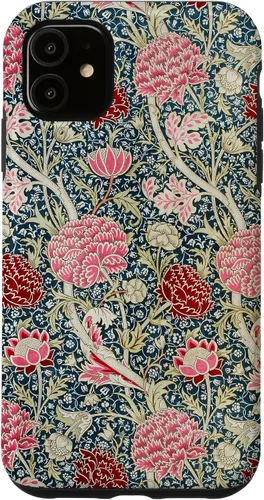 Vista 8 de iPhone 16 Cray - William Morris Art Nouveau Pattern Case