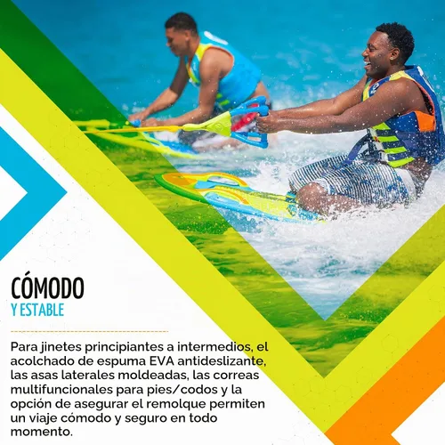 Vista 3 de ZUP Tienes esta tabla todo en uno para Kneeboarding, Wakeboard, Wakeskating y Wakesurf, diseño versátil para todas las edades, disponible en modelos
