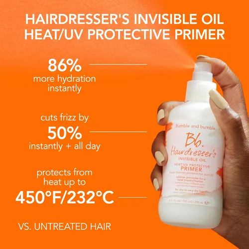 Vista 4 de Bumble and bumble. Hairdresser's Invisible Oil Calor/UV Protection Leave-In Conditioner Imprimación para el cabello Hidratante
